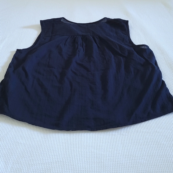 Banana🍌Republic Navy🇺🇲 Blue💙 Sleeveless Top - NWT - Picture 9 of 9